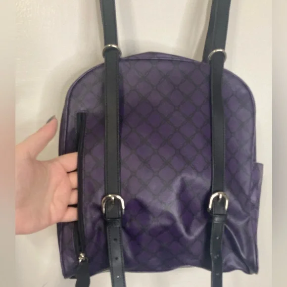 Like new Anna Sui purple faux leather mini backpack - Picture 5 of 9